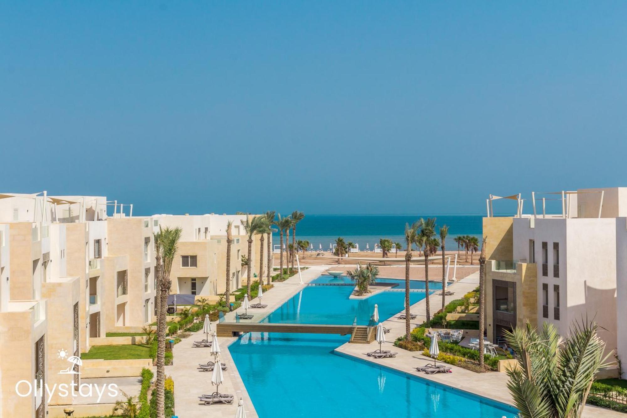 Ollystays Mangroovy Seaview 2Br Beach And Pool Free Access Hurghada Buitenkant foto
