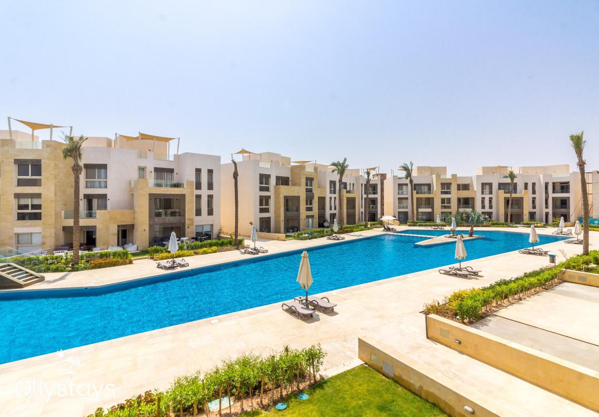 Ollystays Mangroovy Seaview 2Br Beach And Pool Free Access Hurghada Buitenkant foto