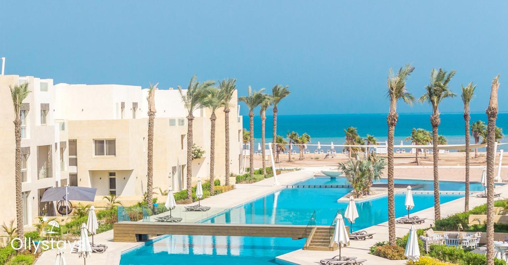 Ollystays Mangroovy Seaview 2Br Beach And Pool Free Access Hurghada Buitenkant foto